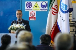 آیین رونمایی از فناوری نانو حباب در تصفیه خانه آب شرب شهر ساوه 11