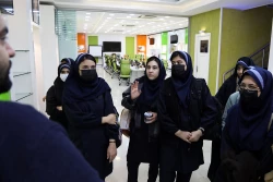 بازدید دانش آموزان دبیرستان شهید بینائی منطقه 15 از نمایشگاه ستاد نانو و میکرو 22