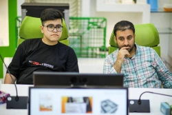 بازدید دانش آموزان متوسطه دوم مدرسه علامه حلی از نمایشگاه ستاد توسعه فناوری های نانو و میکرو 3