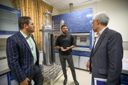 بازدید دکتر احمدوند دبیر ستاد توسعه فناوری‌های نانو و میکرو از دانشگاه کاشان به مناسبت هفته فناوری نانو 14