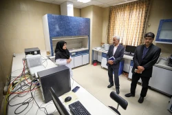 بازدید دکتر احمدوند دبیر ستاد توسعه فناوری‌های نانو و میکرو از دانشگاه کاشان به مناسبت هفته فناوری نانو 16