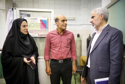 بازدید دکتر احمدوند دبیر ستاد توسعه فناوری‌های نانو و میکرو از دانشگاه کاشان به مناسبت هفته فناوری نانو 19