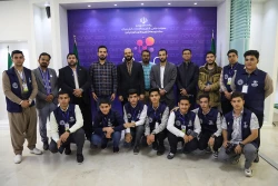 بازدید دانش اموزان خبرگزاری پانا از ستاد 2