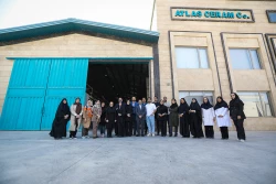 بازدید خبرنگاران و فعالان رسانه‌ای از شرکت نانویی اطلس سرام تولیدکننده آجرهای دیرگداز نیروگاهی
 2