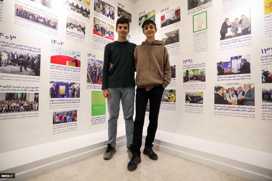 بازدید دانش آموزان دبیرستان ملاصدرا از
 نمایشگاه محصولات فناوری نانو 12