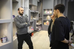 بازدید دانشجویان بین المللی امام خمینی قزوین از نمایشگاه ستاد نانو 2