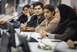 بازدید دانشجویان بین المللی امام خمینی قزوین از نمایشگاه ستاد نانو 9