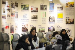 بازدید دانشجویان بین المللی امام خمینی قزوین از نمایشگاه ستاد نانو 12