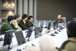 بازدید دانشجویان بین المللی امام خمینی قزوین از نمایشگاه ستاد نانو 13