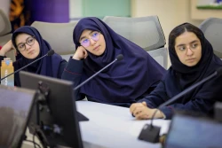 بازدید دانش آموزان متوسطه اول مدرسه دخترانه فرزانگان منطقه 5 تهران 
 9