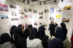 بازدید دانش آموزان متوسطه اول مدرسه دخترانه فرزانگان منطقه 5 تهران 
 21