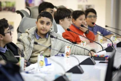 بازدید دانش آموزان مدرسه انرژی مثبت از نمایشگاه ایرانو 15