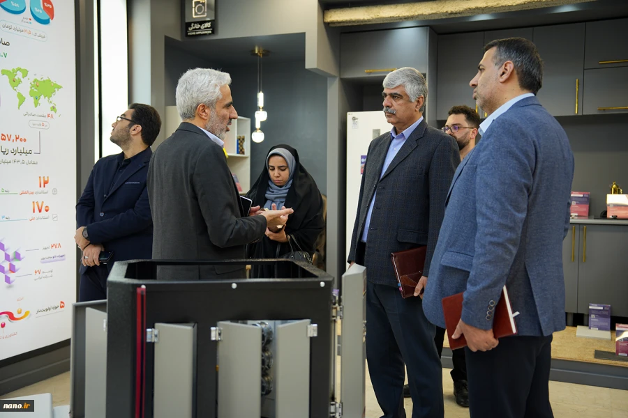 بازدید دکتر اختیاری معاون سیاست‌گذاری معاونت علمی و فناوری ریاست جمهوری 13