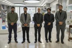 بازدید آقای محمدخانی سخنگوی شهرداری تهران و دکتر پایمرد مدیرعامل سازمان فناوری‌های نوین شهرداری تهران از نمایشگاه ستاد نانو 2
