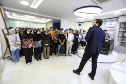 بازدید و تقدیر از برگزیدگان مرحله سوم هفدهمین المپیاد ملی فناوری نانو از ستاد توسعه فناوری های نانو و ویکرو 7