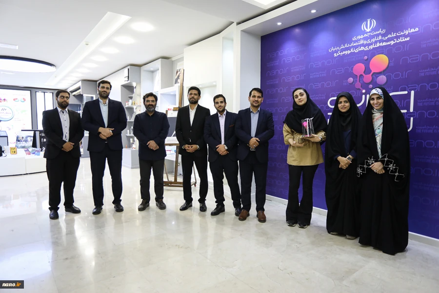 بازدید و تقدیر از برگزیدگان مرحله سوم هفدهمین المپیاد ملی فناوری نانو از ستاد توسعه فناوری های نانو و ویکرو 22