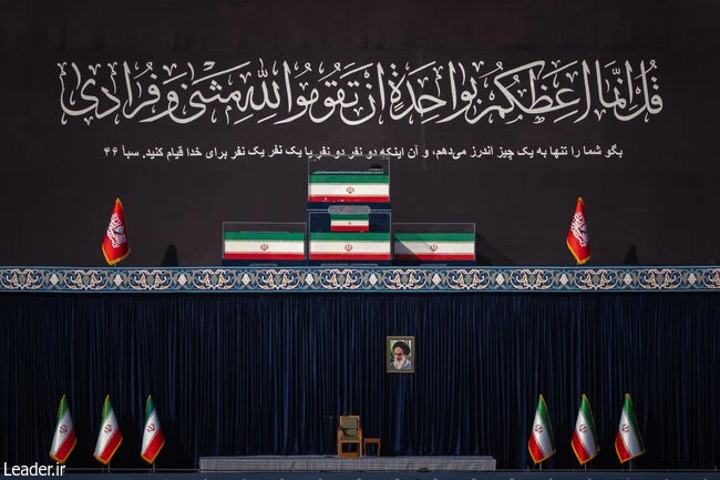 وداع باشکوه تهران با امام شهید امت