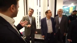 بازدید حسین افشین، معاون علمی رییس‌جمهور از دستاوردهای دانش‌بنیان نمایشگاه «ایران‌نانو ۱۴۰۴» در سومین روز برگزاری این رویداد